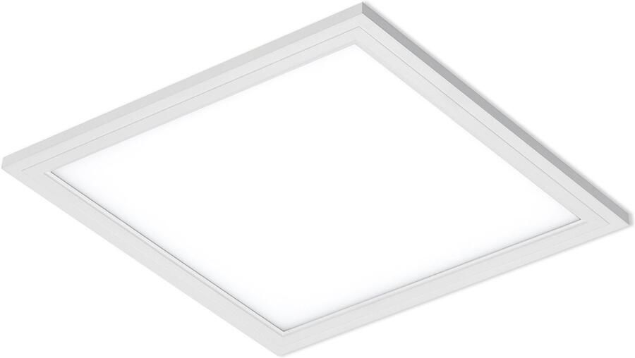 Briloner Leuchten Led-paneel 7191016 SIMPLE Plafondlamp 29 5x29 5x5 5 cm wit 12W woonkamer slaapkamer - Foto 7