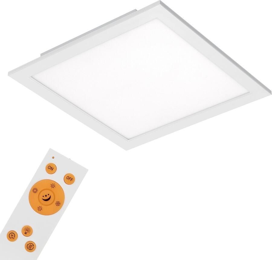 Briloner Leuchten Led-paneel 7194016 Piatto Plafondlamp 29 5x29 5x5 cm wit 18W woonkamer slaapkamer gang - Foto 8