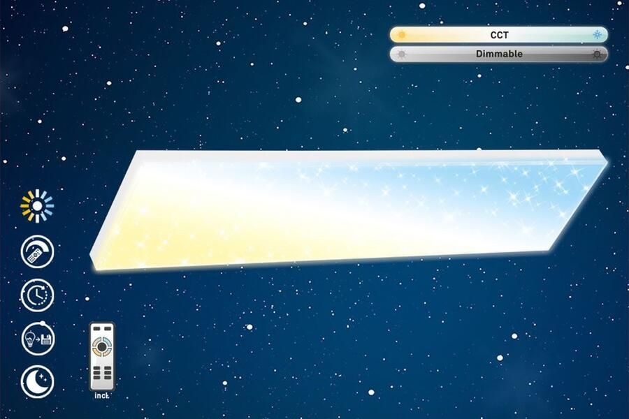 Home24 LED plafondlamp Frameless Briloner - Foto 2