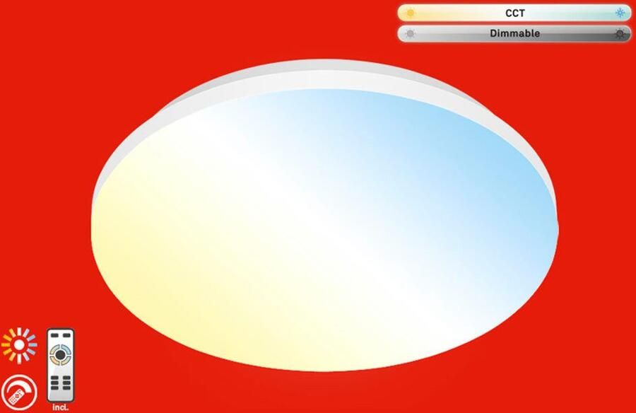 Home24 LED plafondlamp Frameless Briloner - Foto 2