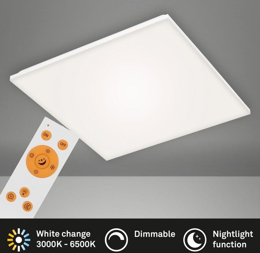 Briloner Leuchten Led-paneel Frameloos CCT LED-paneel wit 1xLED 38W - Foto 3