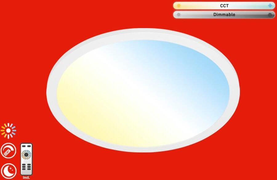 Home24 LED plafondlamp Piatto Briloner - Foto 2