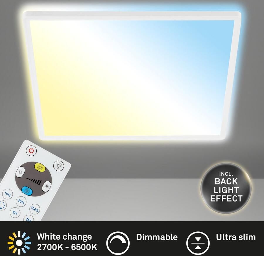 Home24 LED plafondlamp Slim VIII Briloner - Foto 5