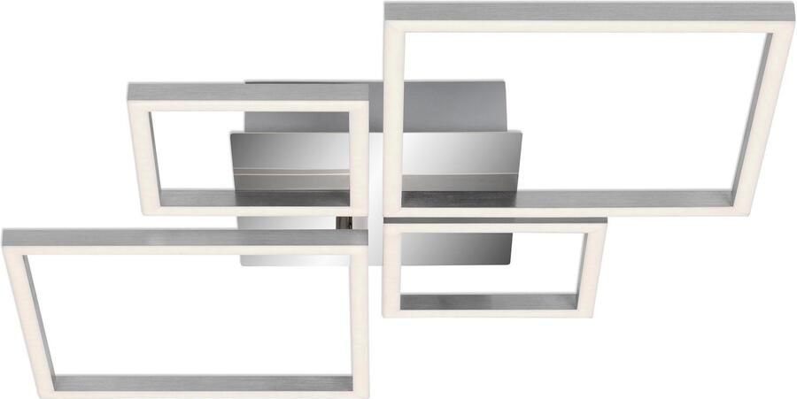 Briloner Leuchten Led-plafondlamp 3128018 FRAME Plafondlamp 75x47x7 3 cm chroom-aluminium 44W woonkamer slaapkamer - Foto 8