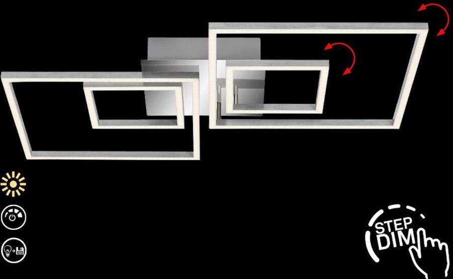 Briloner Leuchten Led-plafondlamp FRAME - Foto 2