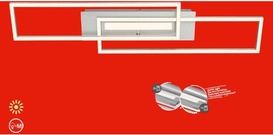 Briloner Leuchten Led-plafondlamp FRAME MID