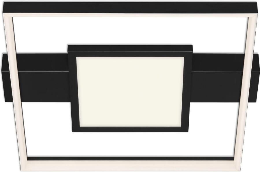 Briloner Leuchten Led-plafondlamp LED plafondlamp met middenverlichting zwart 1xLED 38W - Foto 5