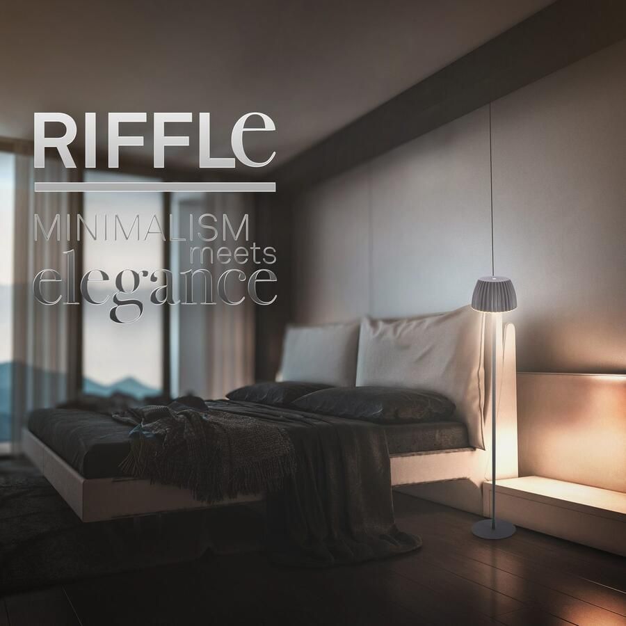 Briloner Leuchten Led-staande lamp Accu LED vloerlamp antraciet - Foto 11