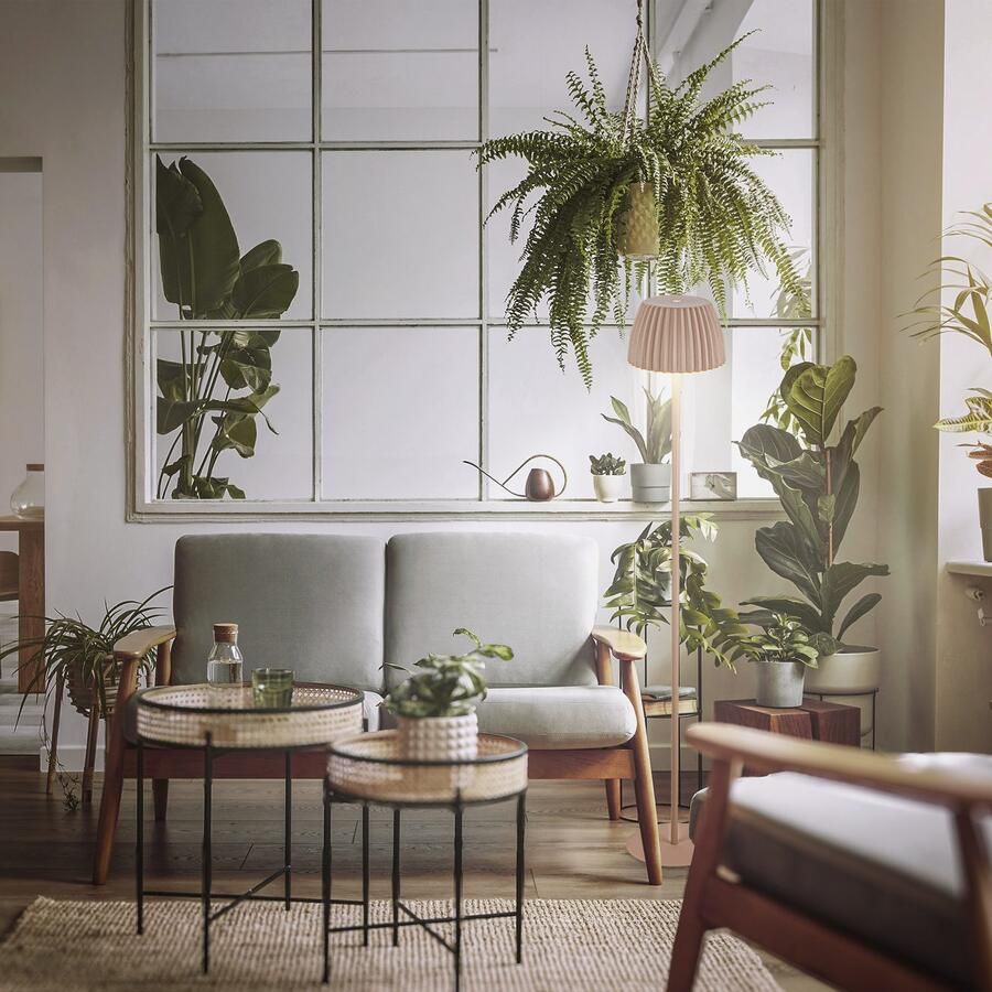 Briloner Leuchten Led-staande lamp Accu LED vloerlamp beige - Foto 3