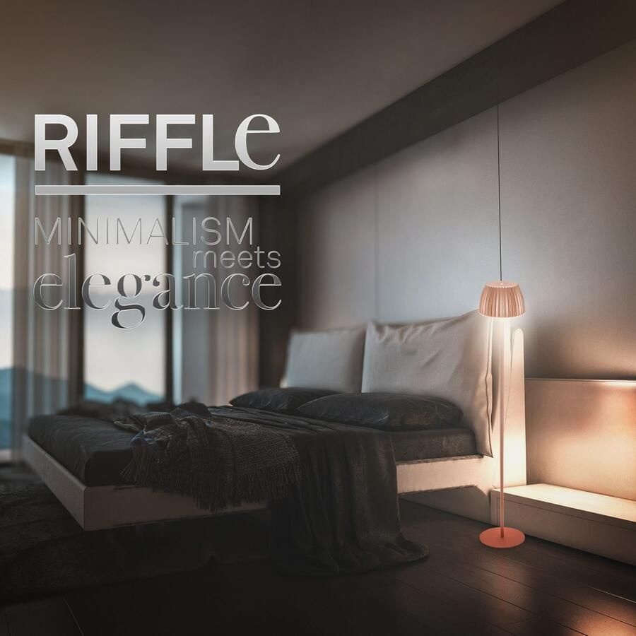 Briloner Leuchten Led-staande lamp Accu LED vloerlamp koperkleurig - Foto 2