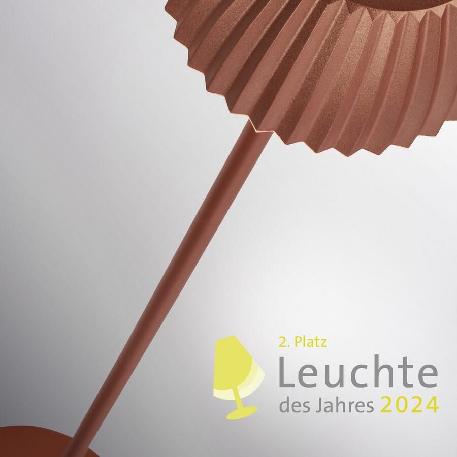 Briloner Leuchten Led-staande lamp Accu LED vloerlamp koperkleurig - Foto 10