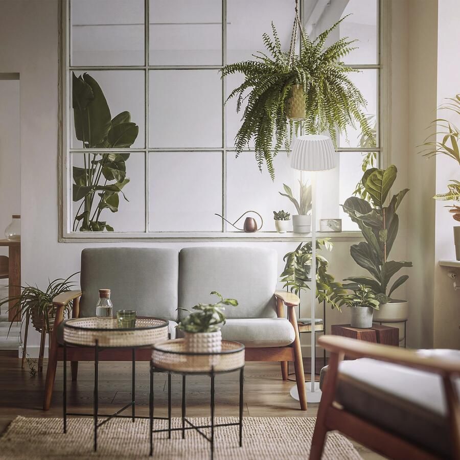 Briloner Leuchten Led-staande lamp Accu LED vloerlamp wit - Foto 3