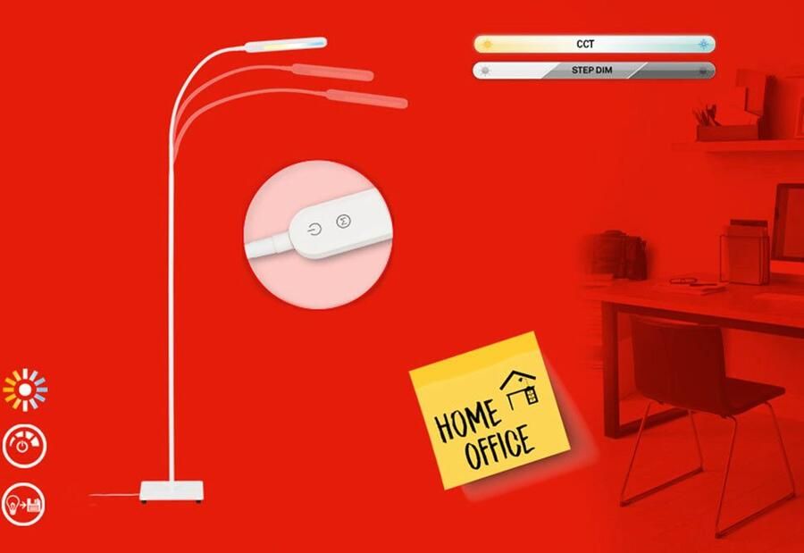 Briloner Leuchten Led-staande lamp Servo - Foto 2