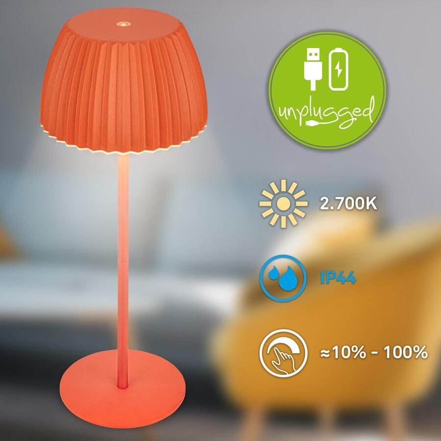 Briloner Leuchten Led-tafellamp Accu LED tafel lamp - Foto 9