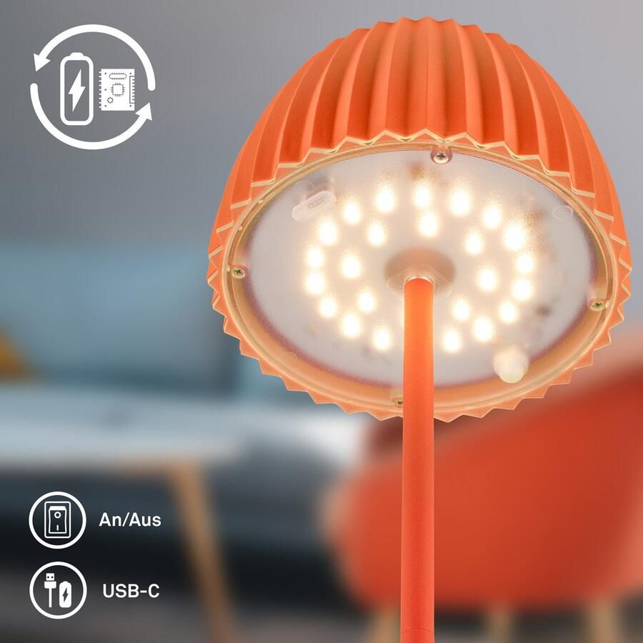 Briloner Leuchten Led-tafellamp Accu LED tafel lamp - Foto 11