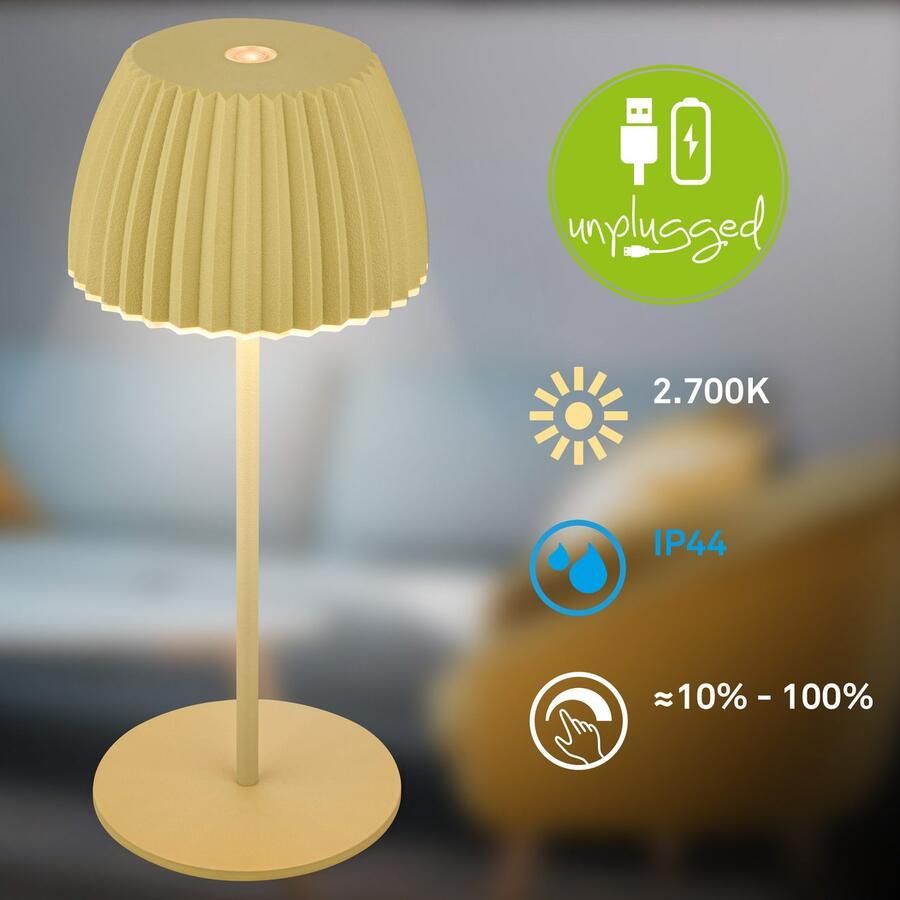 Briloner Leuchten Led-tafellamp Accu LED tafel lamp - Foto 8