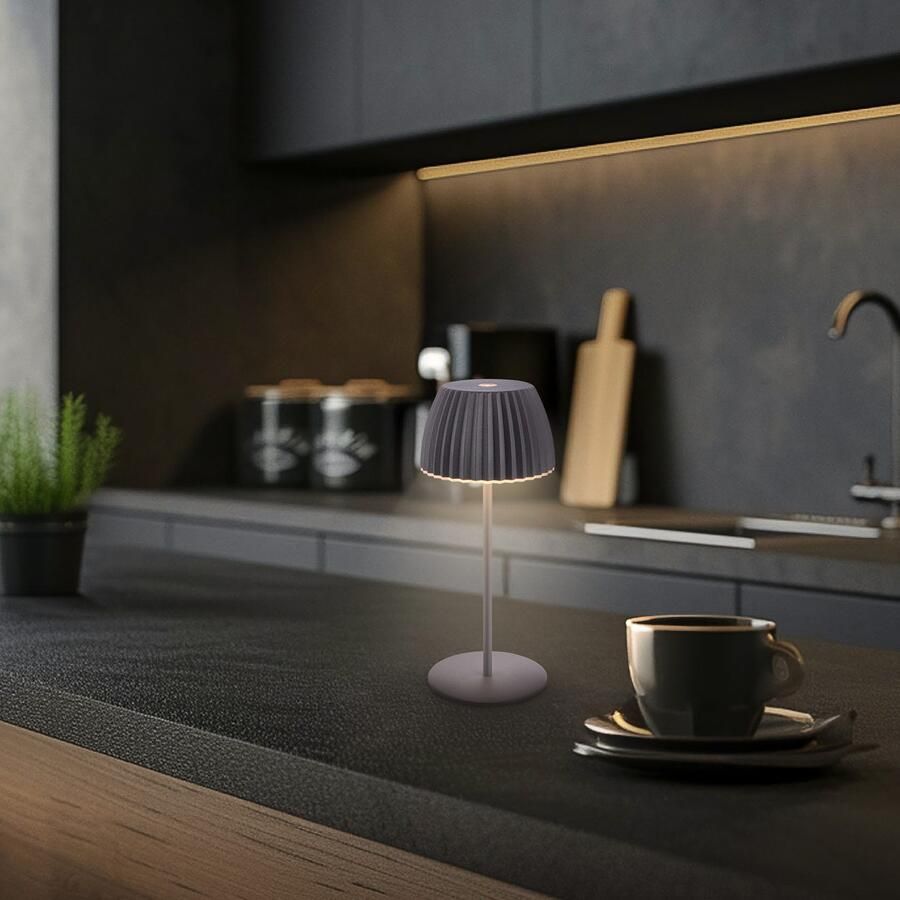 Briloner Leuchten Led-tafellamp Accu LED tafel lamp