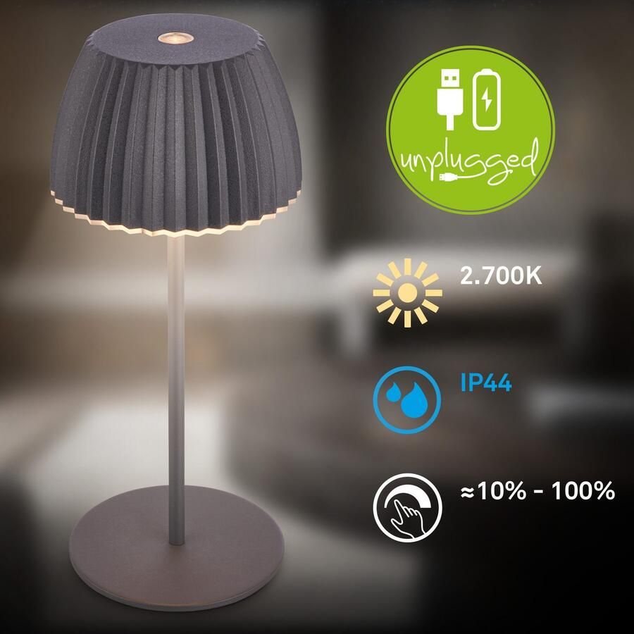 Briloner Leuchten Led-tafellamp Accu LED tafel lamp - Foto 10