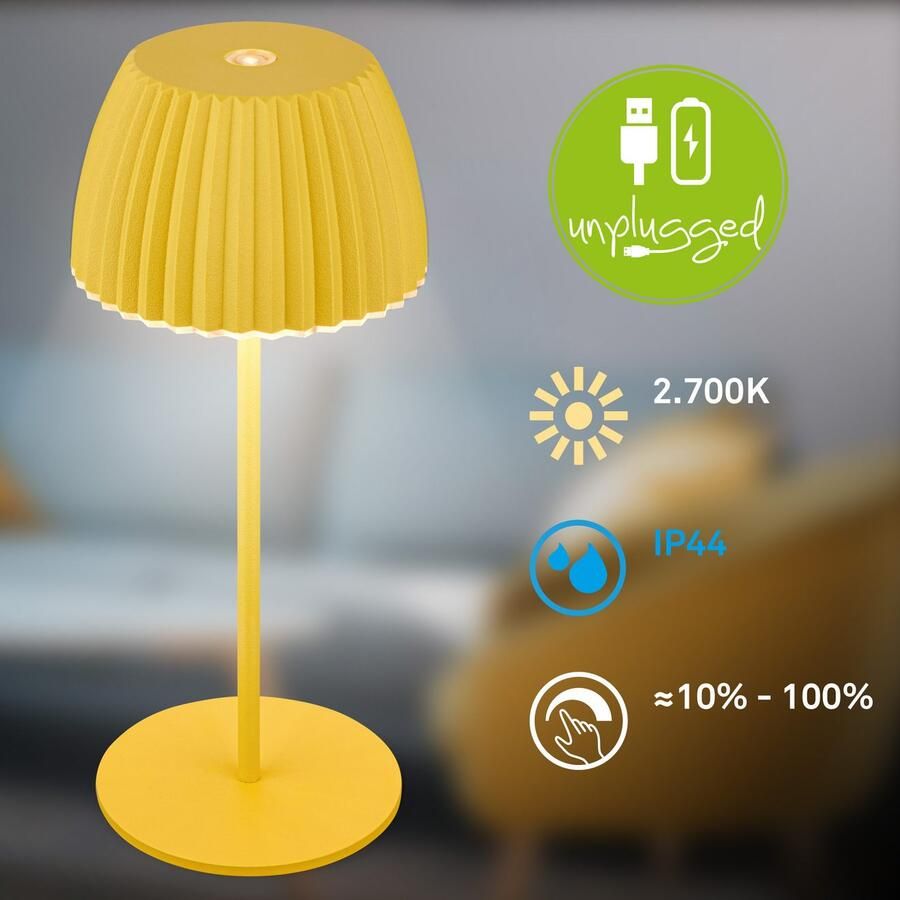 Briloner Leuchten Led-tafellamp Accu LED tafel lamp - Foto 8