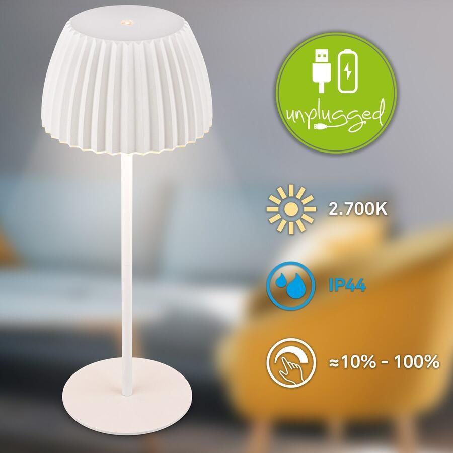 Briloner Leuchten Led-tafellamp Accu LED tafel lamp - Foto 11