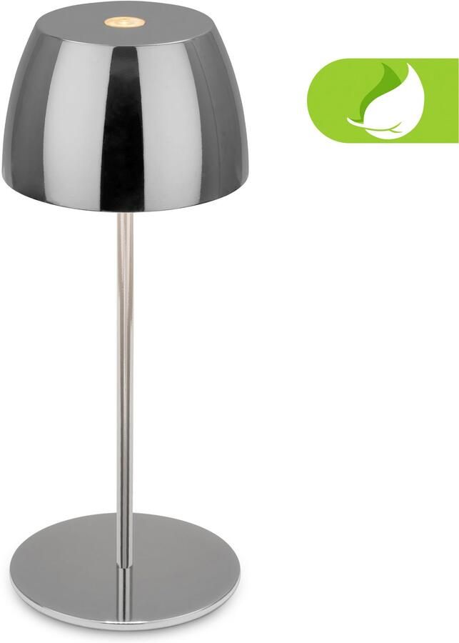 Briloner Leuchten Led-tafellamp voor buiten Serina Mini Accu tafellamp draadloos IP44 woonkamer slaapkamer buiten