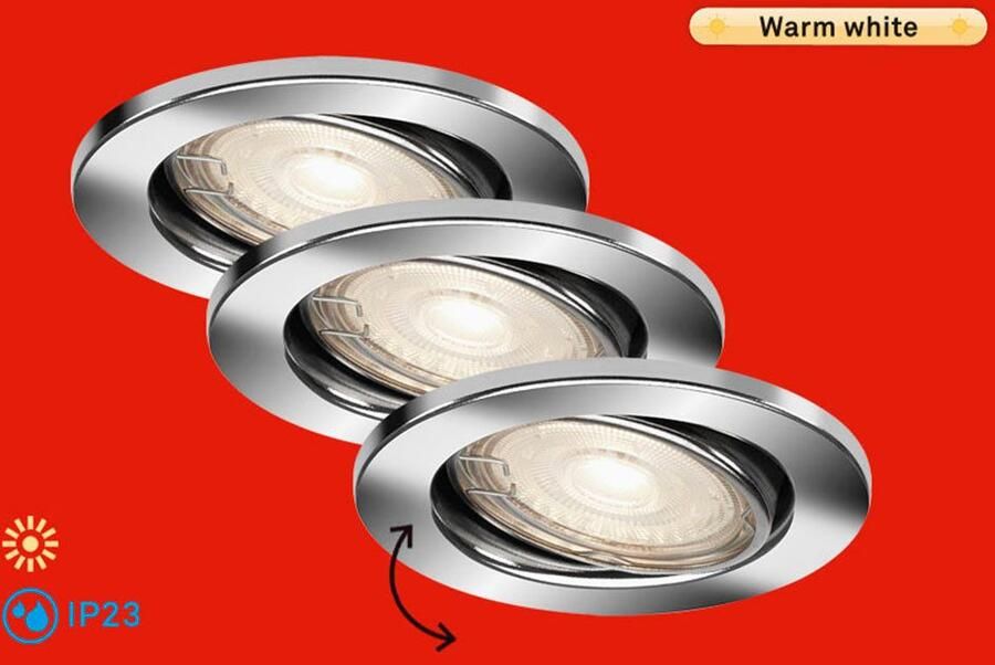Briloner Leuchten Ledinbouwlamp FIT MOVE