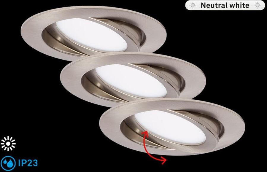 Briloner Leuchten Ledinbouwlamp FLAT IN