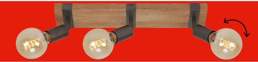 Briloner Leuchten Ledplafondspot voor buiten WOOD BASIC - Foto 2