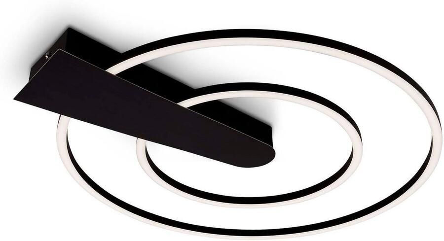 Briloner Leuchten Plafondlamp NICO DUO Plafondlamp dimbaar 25W 3000lm 3000K Ø 49 5 cm (1 stuk) - Foto 4