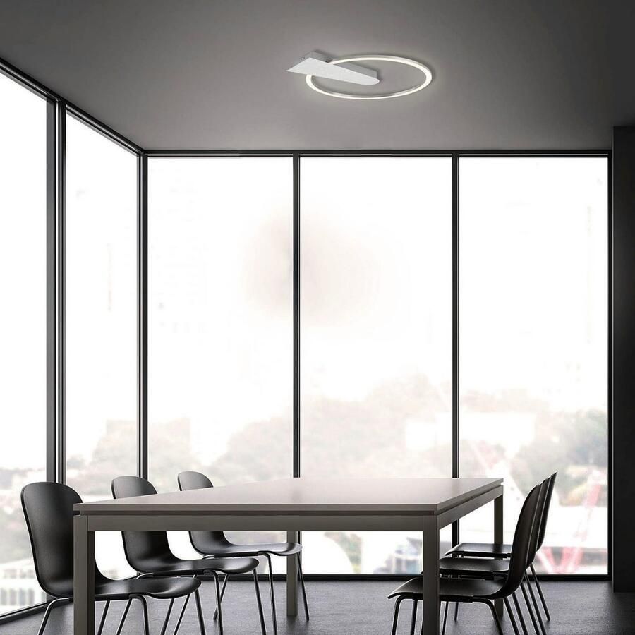 Briloner Leuchten Plafondlamp NICO Plafondlamp dimbaar 12W 1400lm 3000K Ø 29 5 cm (1 stuk) - Foto 2