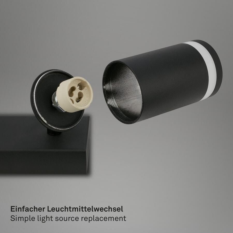 Briloner Leuchten Plafondlamp RUB Plafondlamp - Foto 3