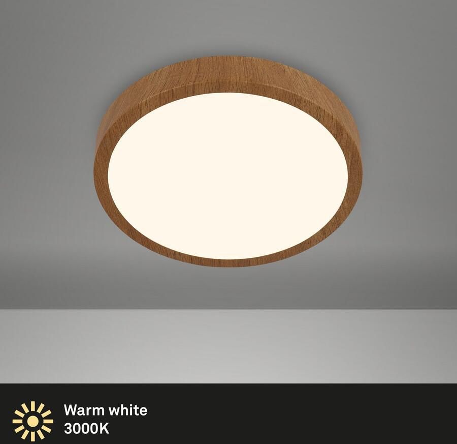 Briloner Leuchten Plafondlamp RUNA WOOD - Foto 3