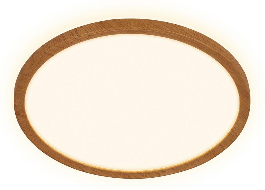 Briloner Leuchten Plafondlamp TAVA WOOD Plafondlamp
