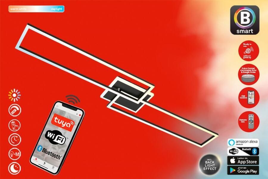 Briloner Leuchten Slimme ledlamp FRAME S