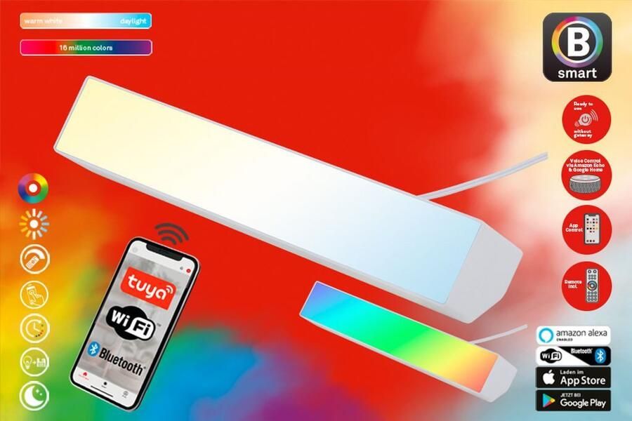 Briloner Leuchten Slimme ledlamp MURO S