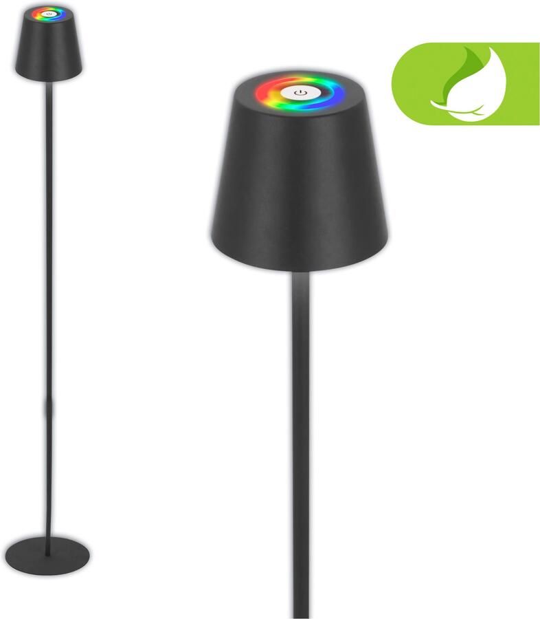 Briloner Leuchten Staande lamp Coloris accu vloerlamp