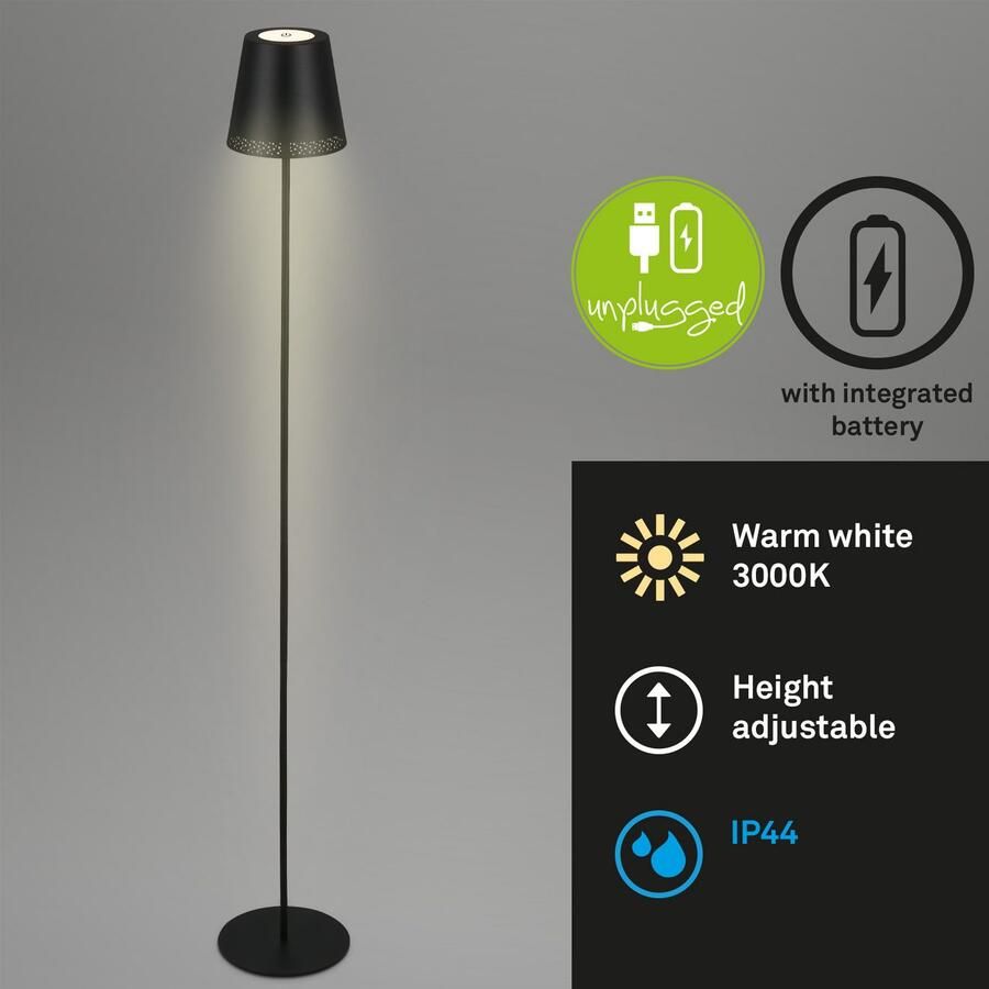 Briloner Leuchten Staande lamp Vloerlamp KIKI - Foto 3