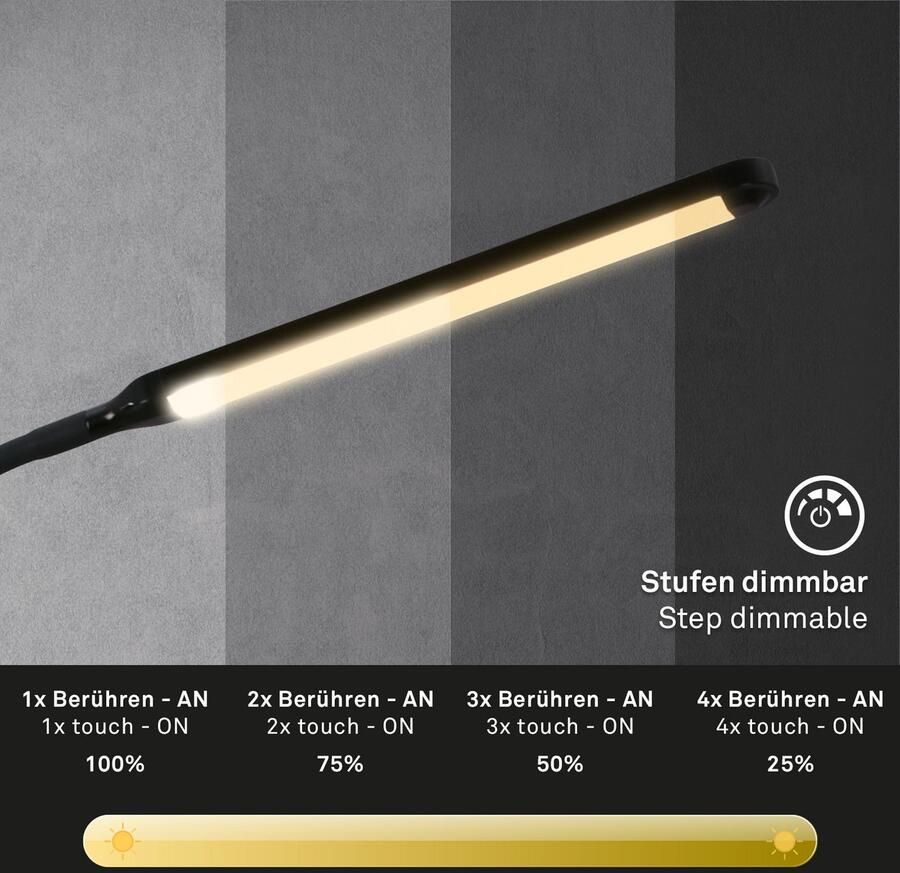 Briloner Leuchten Staande lamp Vloerlamp PIVAZ - Foto 4