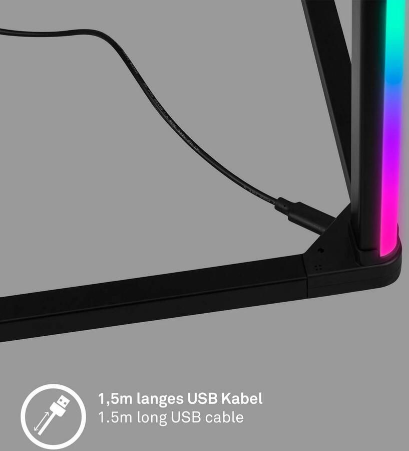 Briloner Leuchten Staande lamp Vloerlamp REMSA - Foto 7