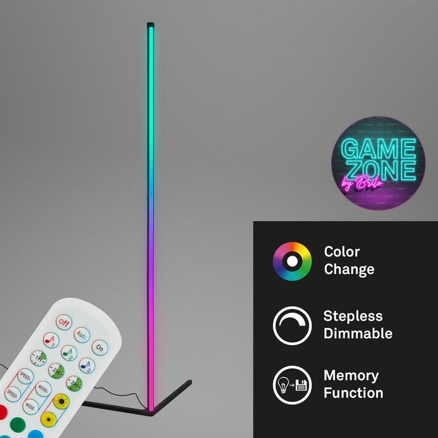 Briloner Leuchten Staande lamp Vloerlamp REMSA - Foto 5