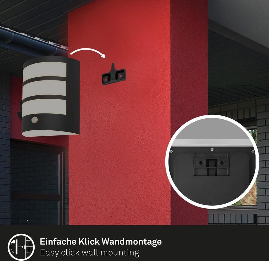 Briloner Leuchten Wandlamp voor buiten FORA Buitenlamp - Foto 5