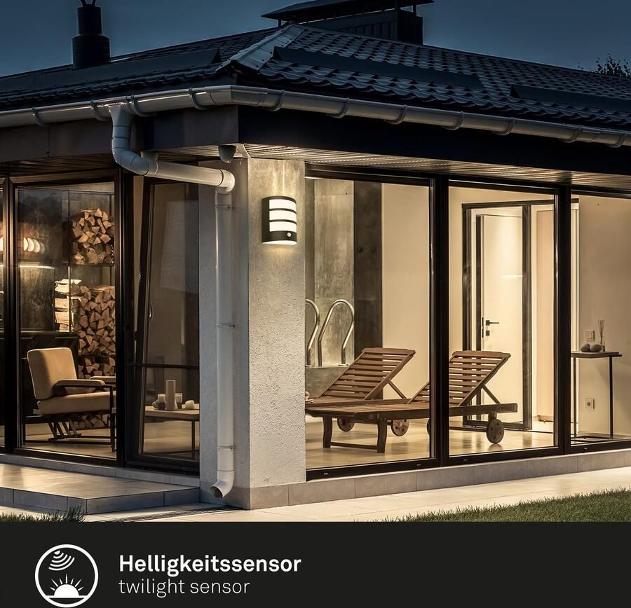 Briloner Leuchten Wandlamp voor buiten FORA Buitenlamp - Foto 7