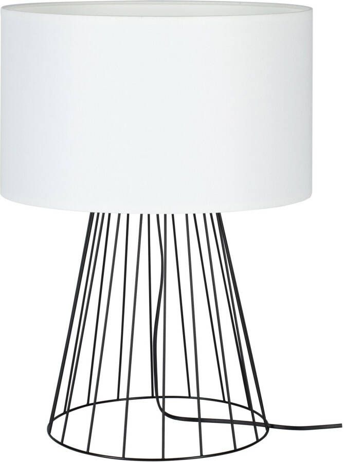 BRITOP LIGHTING Tafellamp Swan Decoratieve lamp van metaal met hoogwaardige lampenkap (1 stuk)