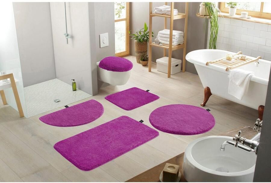 Bruno Banani Badmat Lana badmat badkamer tapijt Badmat badmatten unikleur ook als 3-delige set & rond - Foto 5