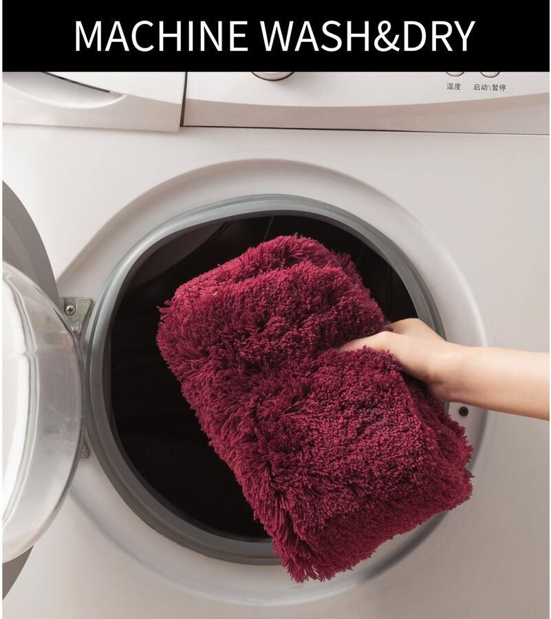 Bruno Banani Badmat Lana badmat badkamer tapijt Badmat badmatten unikleur ook als 3-delige set & rond - Foto 2