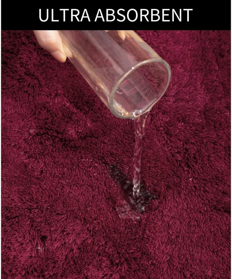 Bruno Banani Badmat Lana badmat badkamer tapijt Badmat badmatten unikleur ook als 3-delige set & rond - Foto 3