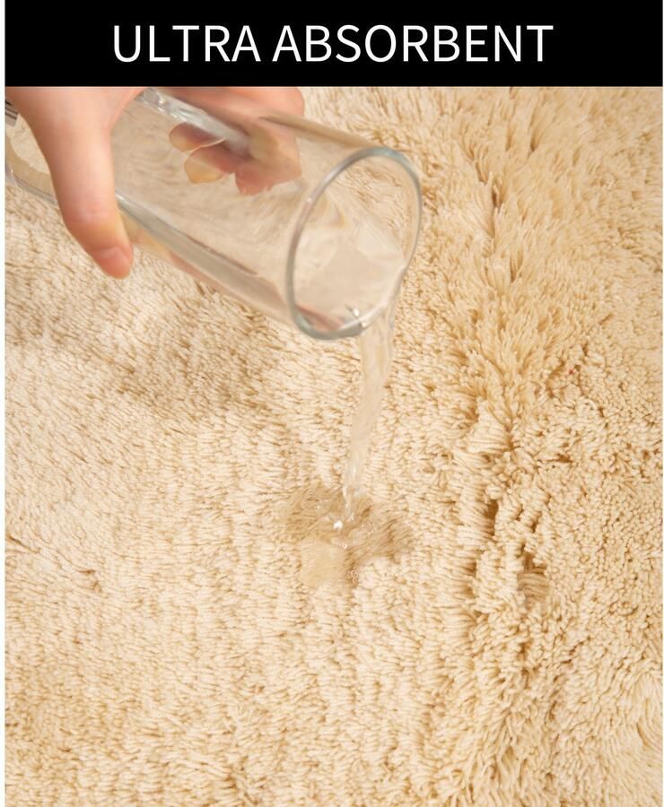 Bruno Banani Badmat Lana badmat badkamer tapijt Badmat badmatten unikleur ook als 3-delige set & rond - Foto 5