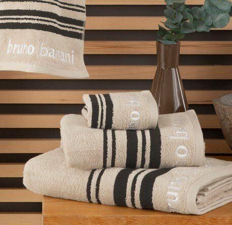 Bruno Banani Handdoekenset Daniel 1 badlaken 70x140 2 handdoeken 50x100 2 gastendoekjes 30x50 (set 5-delig) - Foto 5