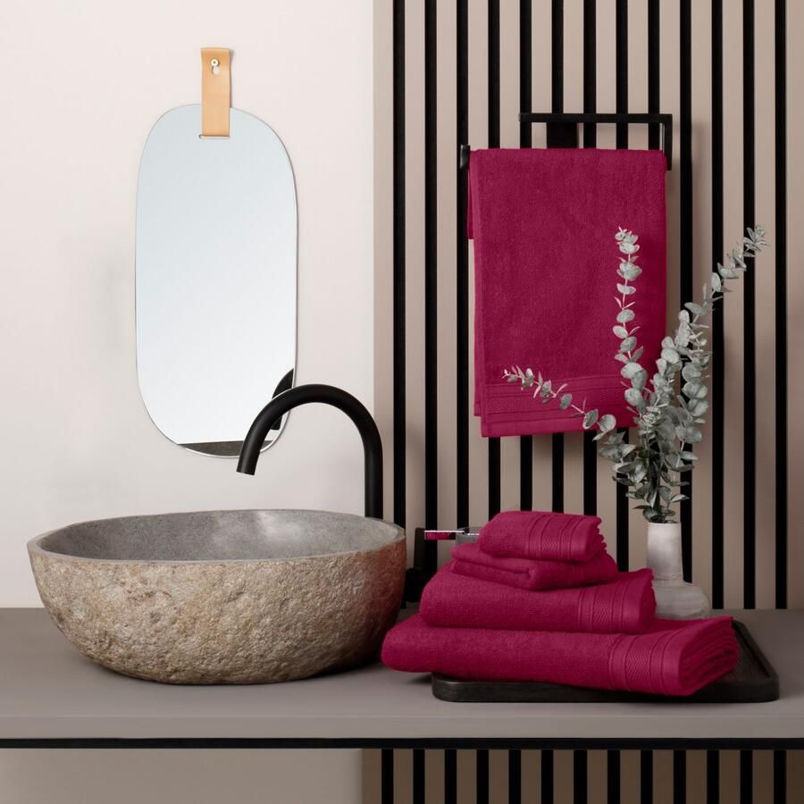 Bruno Banani Handdoekenset Robby Premium handdoeken 500 gr m² 100% katoen (set 5-delig) - Foto 2