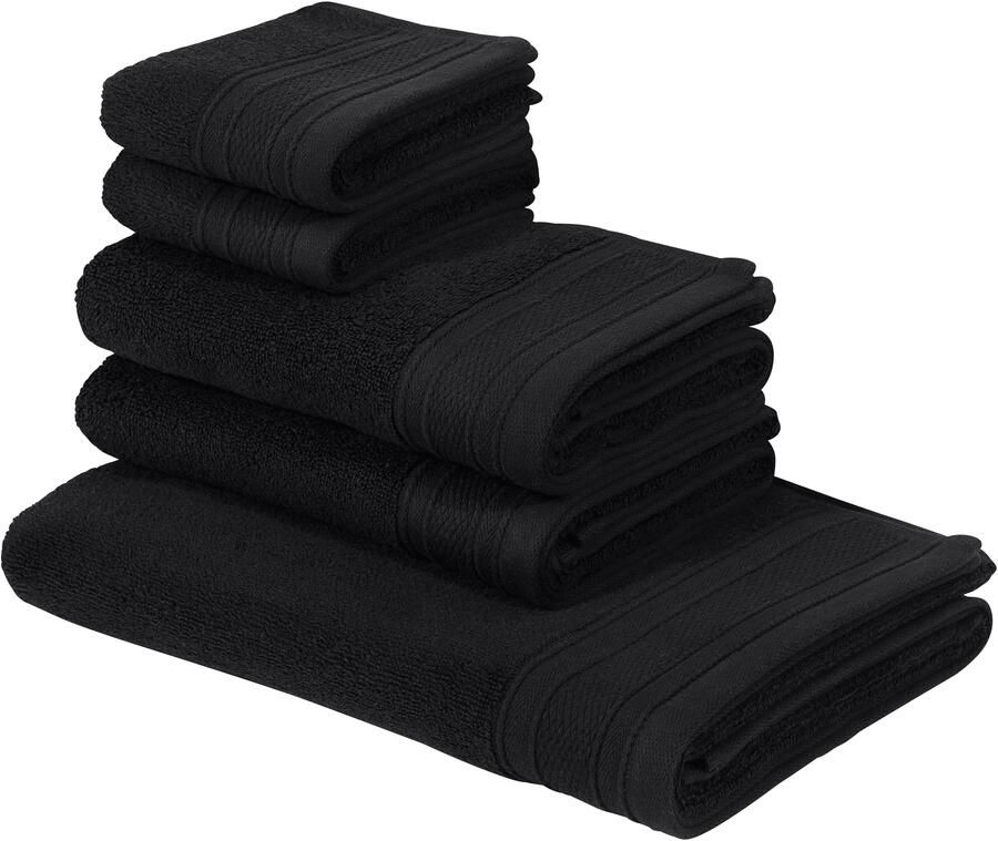 Bruno Banani Handdoekenset Robby Premium handdoeken 500 gr m² 100% katoen (set 5-delig) - Foto 8
